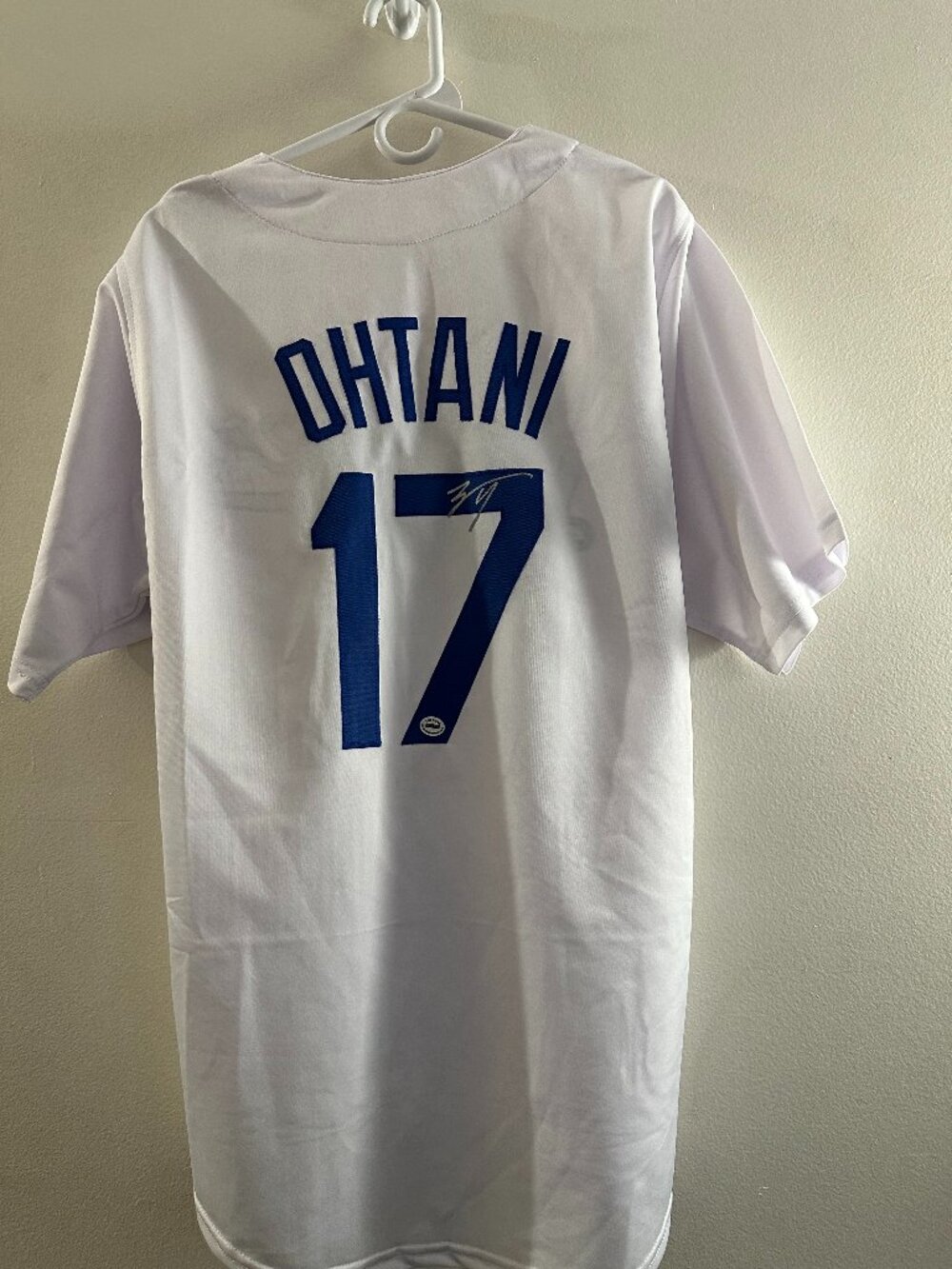 Shohei Ohtani signed Los Angeles LA Dodgers autographed custom jersey COA XL eml
